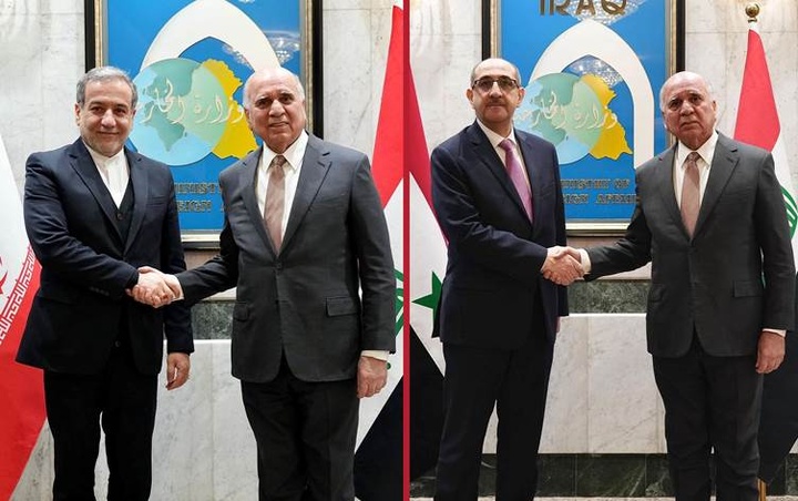 Iran and Syria FMs meet in Baghdad; discus situation in Syria Iran and Syria FMs meet in Baghdad; discus situation in Syria