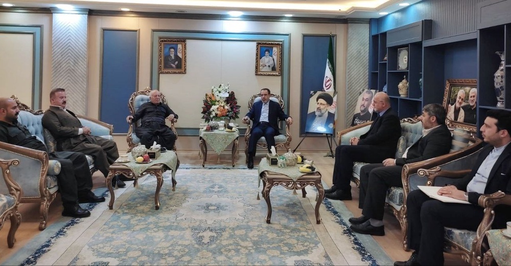 دیدار سرکنسول جمهوری اسلامی ایران در اربیل با رئیس جمعیت پیشمرگههای قدیمی اقلیم کردستان