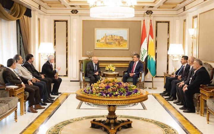 نێچیرڤان بارزانی و ئيسماعيل بێشکچى کۆ بوونەوە