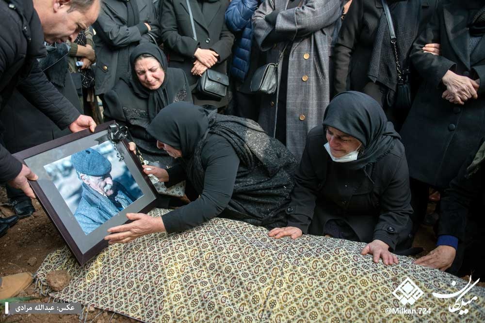 پیکر نویسنده نامدار کُرد در خاک کرمانشاه آرام گرفت