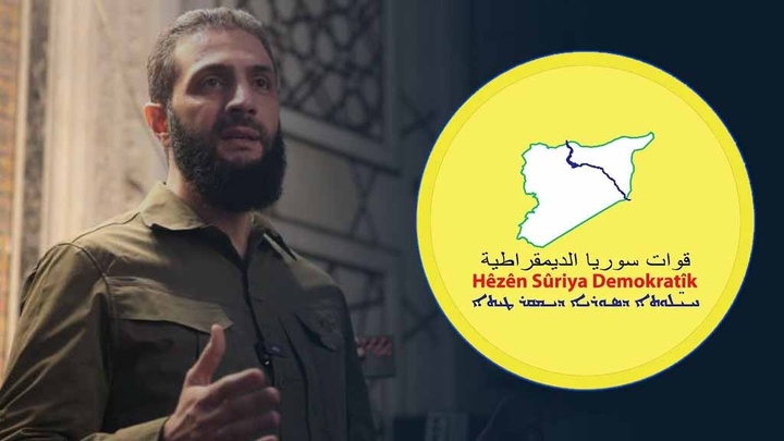 نوێنەرانی SDF لە دیمەشق لەگەڵ ئەحمەد شەرع کۆ بوونەوە