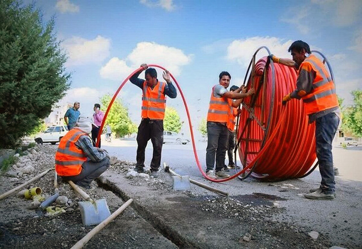 ۲۵۵ کیلومتر فیبرنوری در کردستان اجرا شد