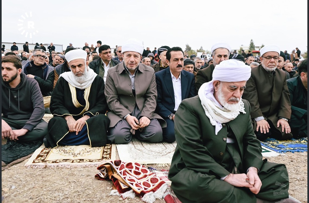 لە هەولێر بە بەشداریی ژنان و پیاوان نوێژەبارانە کرا+ وێنە