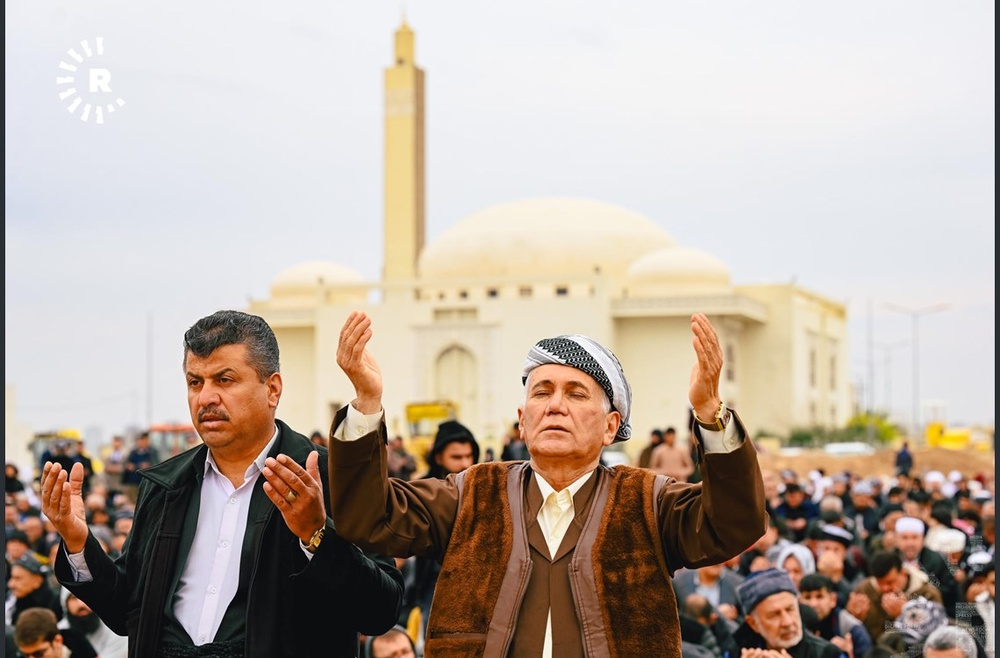 لە هەولێر بە بەشداریی ژنان و پیاوان نوێژەبارانە کرا+ وێنە