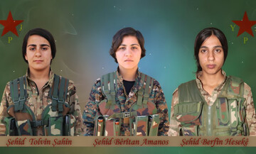 جان باختن سه عضو YPJ در حمله پهپادی ترکیه علیه منطقه پل قره‌قوزاق