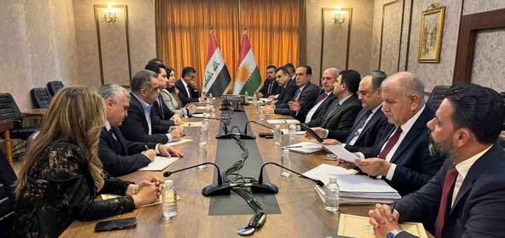نشستی مشترک میان دولت اقلیم کردستان و دولت فدرال