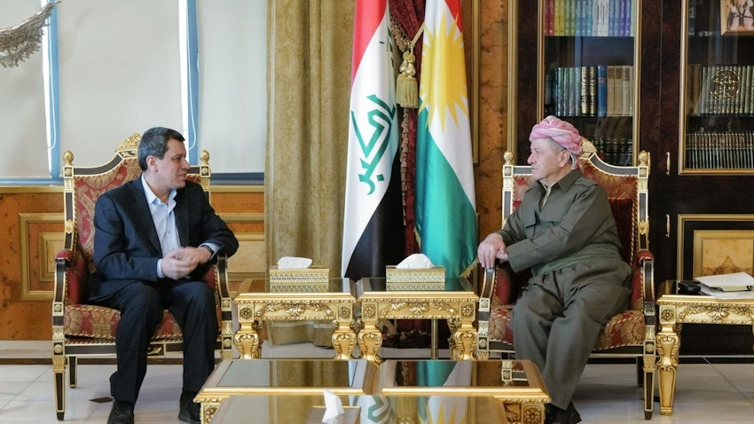 Masoud Barzani and Mazloum Abdi had a telephone conversation