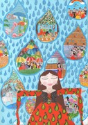 درخشش اعضای مراکز کانون آذربایجان غربی در جشنواره ی بین المللی نقاشی