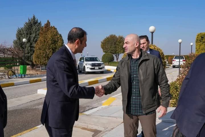 گزارش تصویری از دیدار هیأت امرالی با رئیس اتحادیه میهنی