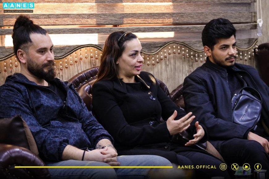 هیئتی از هنرمندان سوری از مدیریت خودگردان بازدید کردند