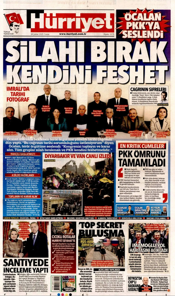 اوجالان: خلع سلاح! رسانهها: صلح یا پایان PKK؟