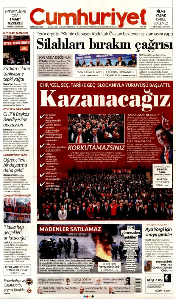 اوجالان: خلع سلاح! رسانهها: صلح یا پایان PKK؟