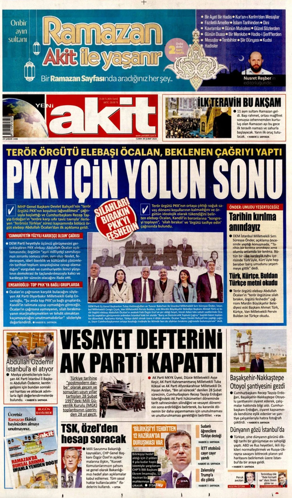 اوجالان: خلع سلاح! رسانهها: صلح یا پایان PKK؟