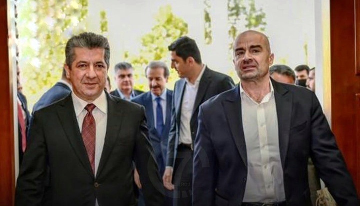 مەسروور بارزانی و بافڵ تاڵەبانی کۆ دەبنەوە