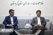 حضور استاندار کردستان در خانه مطبوعات و رسانه های استان کردستان /عکس : عرفان کرمی