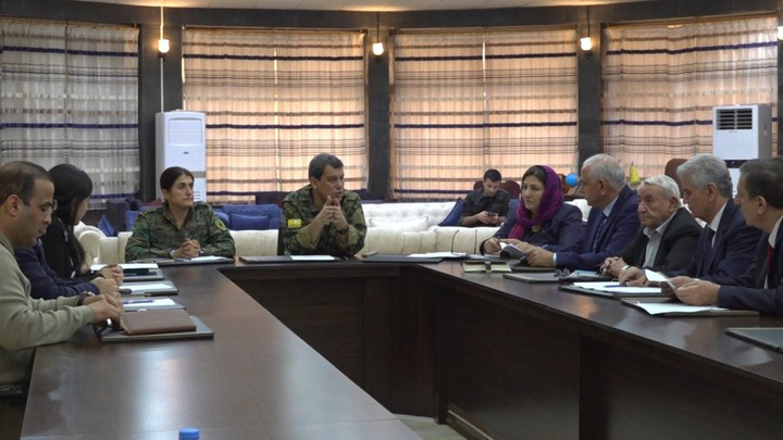 بە ئامادبوونی مەزڵووم کۆبانی، ENKS و PYD کۆ بوونەوە