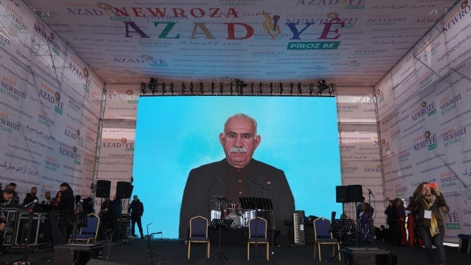 صدای عبدالله اوجالان پس از سالها در میدان نوروز طنینانداز شد