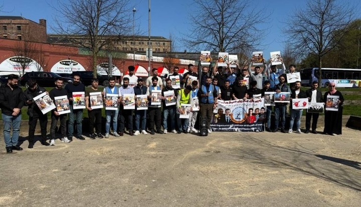 گردبوونەوەیێک لە بەریتانیا بۆ ئازادیی زیندانییانی سیاسیی هەولێر و بادینان ئەنجام درا