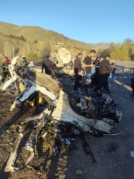 تراژدی مرگ در جاده؛ ٥ عضو یک خانواده مهابادی قربانی تصادف شدند