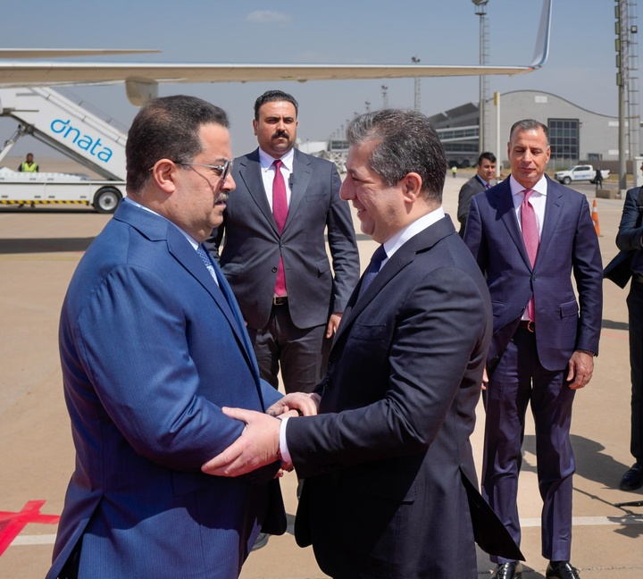سەرۆک وەزیرانی عێراق بەسەردانێکی فەرمی گەیشتە هەولێر