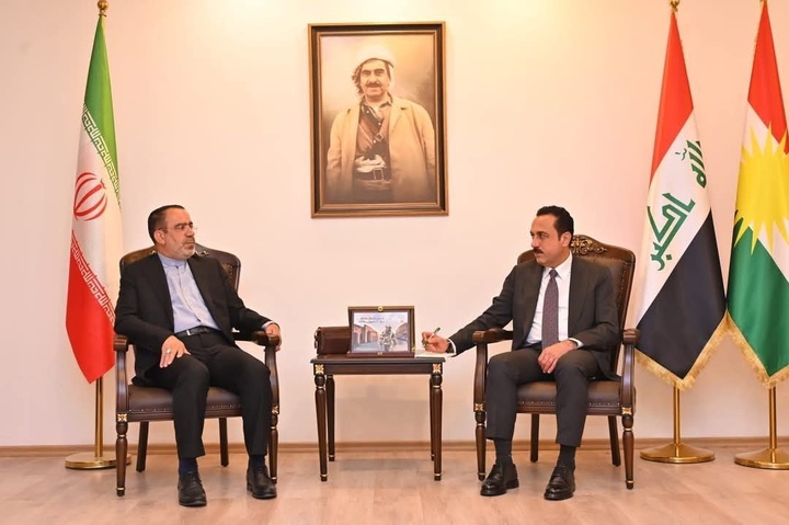 کۆنسووڵی گشتیی ئێران لەگەڵ پارێزگاری هەولێر کۆ بوویەوە
