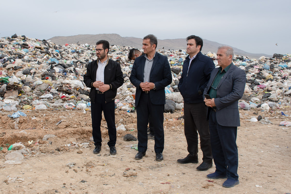 وضعیت ناگوار سایت پسماند مشترک مهاباد- میاندوآب+ تصاویر