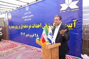 عملیات اجرایی ٢ دهنه پل روی سیمینه رود در بوکان کلنگ زنی شد