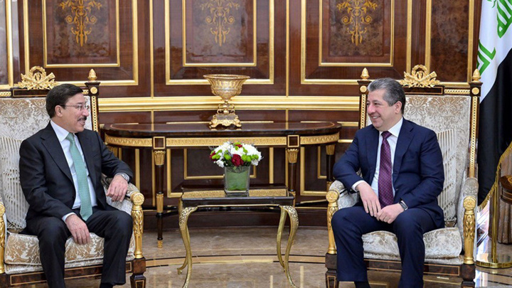 مەسروور بارزانی و پارێزگاری بانکی ناوەندیی عێراق پڕۆژەی "هەژماری من" تاوتوێ دەکەن