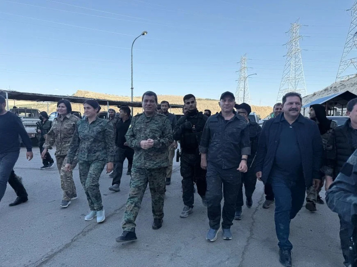 وەفدێکی هاوپەیمانان و فەرماندەی هەسەدە سەردانی بەنداوی تشرینیان کرد