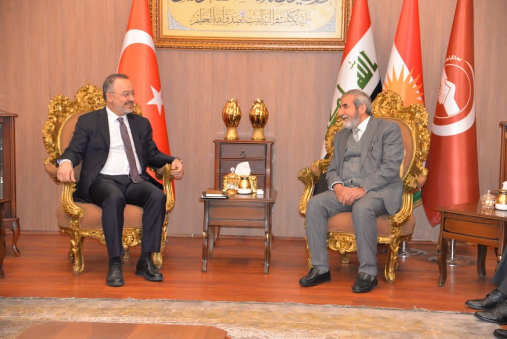 دیدارهای معاون وزیر خارجه ترکیه با مقامات حزبی و دولتی اقلیم کردستان