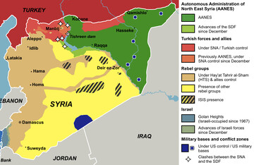 خطر شعلەور شدن جنگ تمام‌عیار میان کردها و حکومت الشرع