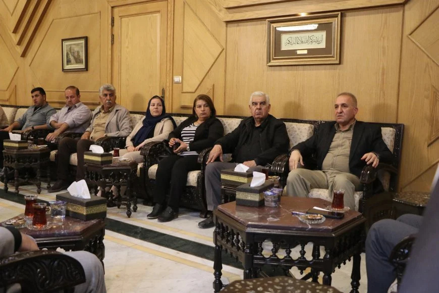 بررسی پرونده آوارگان عفرین در دیدار نمایندگان مدیریت خودگردان با استاندار حلب