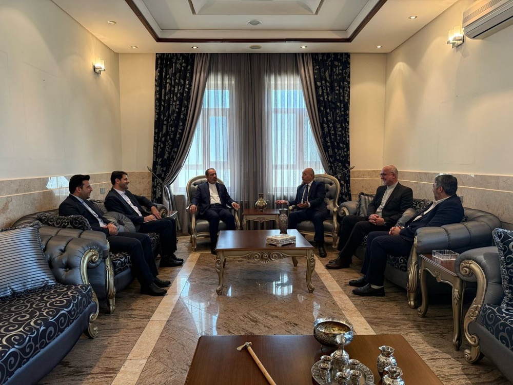 سرکنسول ایران در اربیل با برهم صالح دیدار کرد