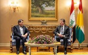 عەبدی و بارزانی جەخت لە بەشداریی هەموو پێکهاتەکانی سووریە لە بەڕێوبردای وڵات دەکەن