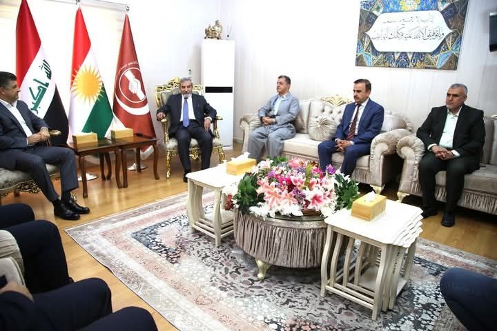 تأکید دبیرکل اتحاد اسلامی و لاهور شیخ جنگی بر همکاری برای صیانت از جایگاه کردها در بغداد