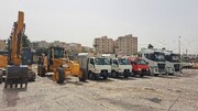 افزایش توان ناوگان راهداری ایلام با ورود ۱۰ دستگاه ماشین‌آلات جدید