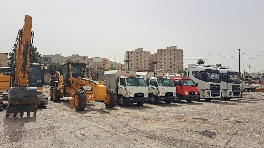 افزایش توان ناوگان راهداری ایلام با ورود ۱۰ دستگاه ماشین‌آلات جدید