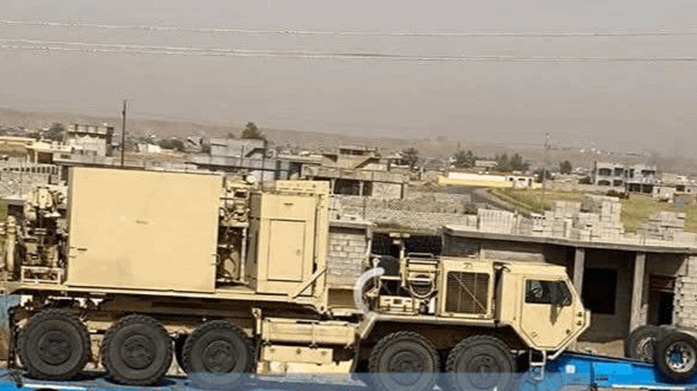 حرکت کاروان نظامی آمریکا به سمت پایگاه هوایی قیاره در شمال عراق