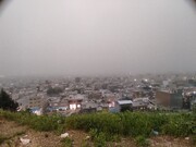 غلظت پنج برابری ریزگردها در ایلام / مدارس ابتدایی نوبت صبح تعطیل شد