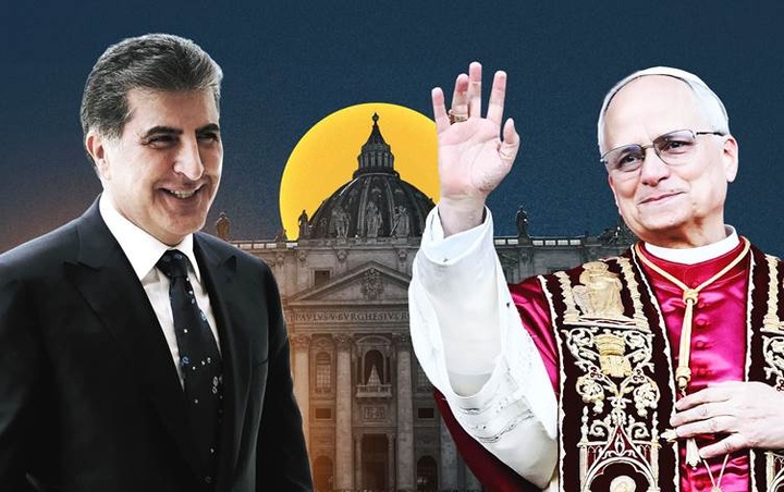 سەرۆکی هەرێمی کوردستان پیرۆزبایی لە پاپای نوێی ڤاتیکان دەکات