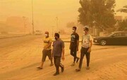 ۱۲ شهروند سلیمانیه‌ بر اثر گرد و غبار به بیمارستان منتقل شدند