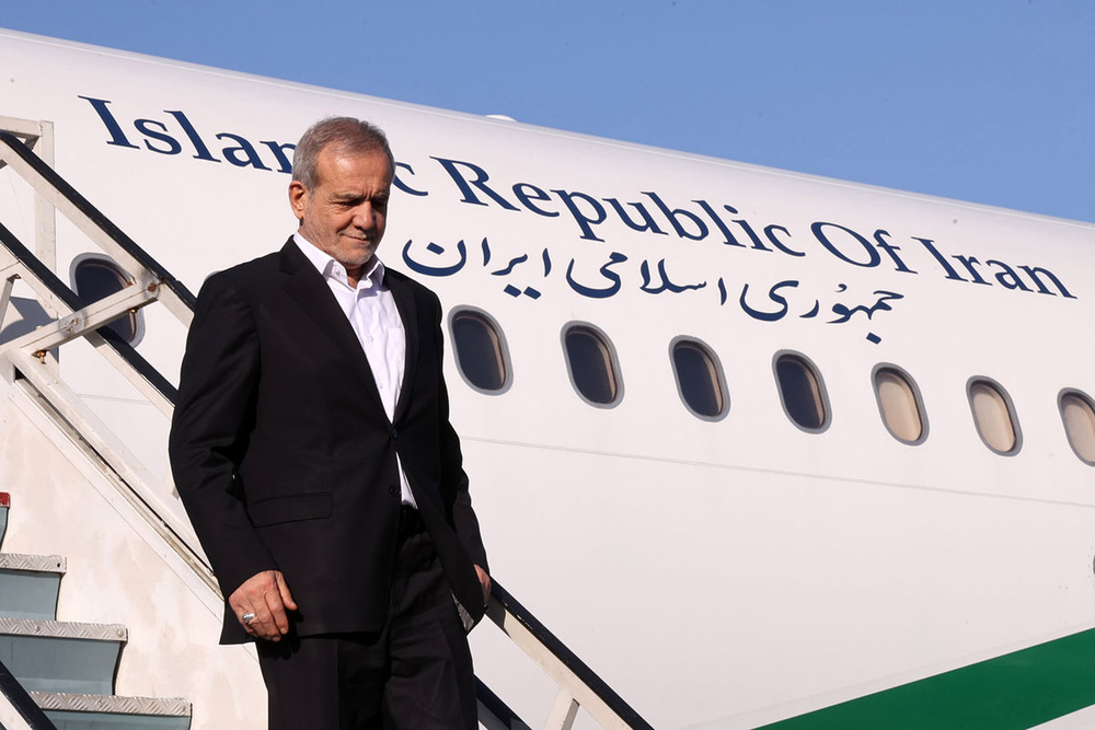 رئیس‌جمهور وارد استان کرمانشاه شد