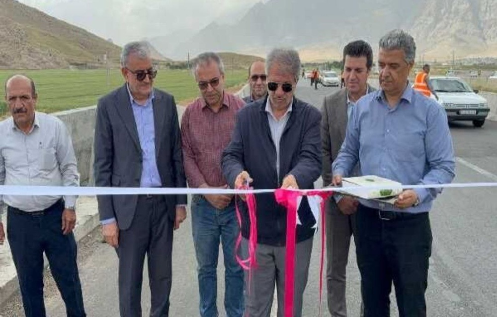 افتتاح پل گاماسیاب در کریدور بزرگراهی غرب کشور