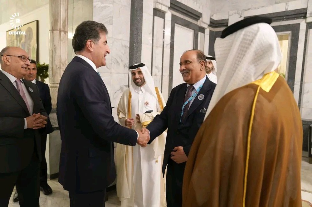 دیدارهای نچیروان بارزانی با سران اجلاس کشورهای عربی پیش از سفر به تهران