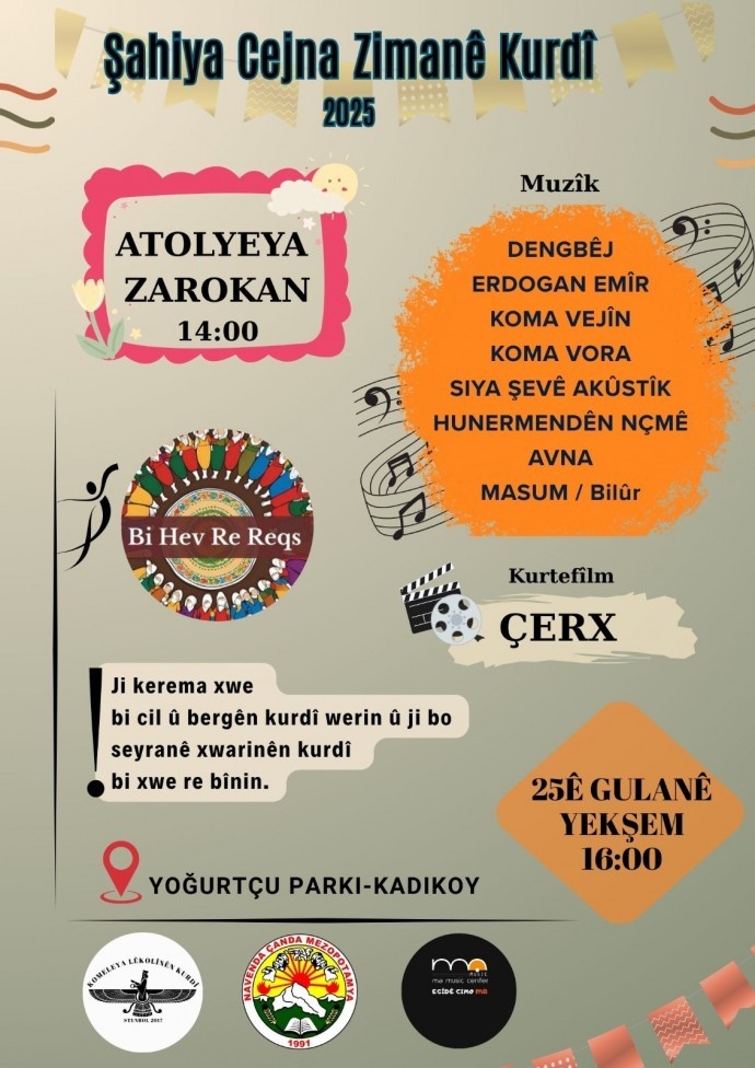 جشنواره بزرگ زبان و فرهنگ کُردی در مرکز استانبول