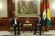 نچیروان بارزانی در دیدار با احمد داوود اوغلو پروسه آشتی در ترکیه را بررسی کردند