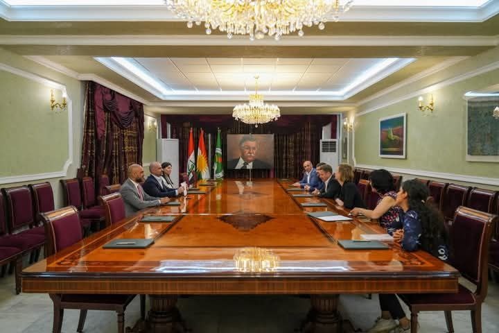 بافل طالبانی در دیدار با هیئت پارلمان اروپا: گفت‌وگو راه‌حل مسائل کردستان ترکیه است