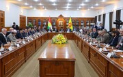 لەسەر بانگهێشتی پارتی لایەنە سیاسییەکانی هەرێم لە پیرمام کۆ بوونەوە