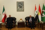 تبریک سرکنسول ایران به بافل طالبانی به مناسبت سالگرد تاسیس اتحادیه میهنی کردستان