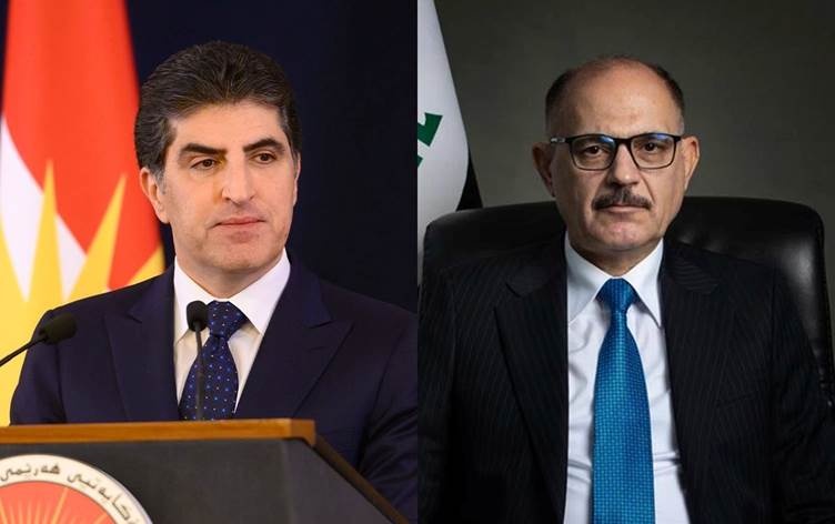 تأکید بارزانی و رئیس دادگاه فدرال عراق بر همبستگی ملی و دموکراسی در پیام‌های عید قربان